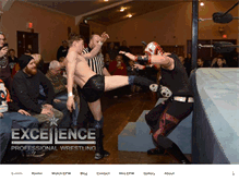 Tablet Screenshot of excellenceprofessionalwrestling.com